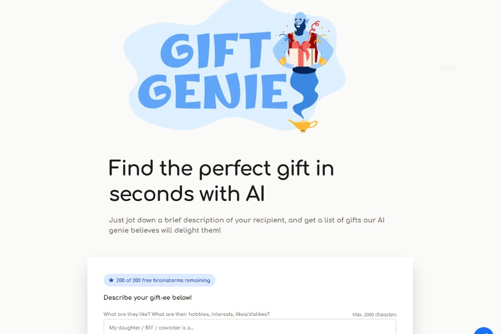 GiftGenie AI image