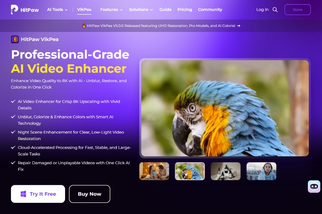 HitPaw Video Enhancer image