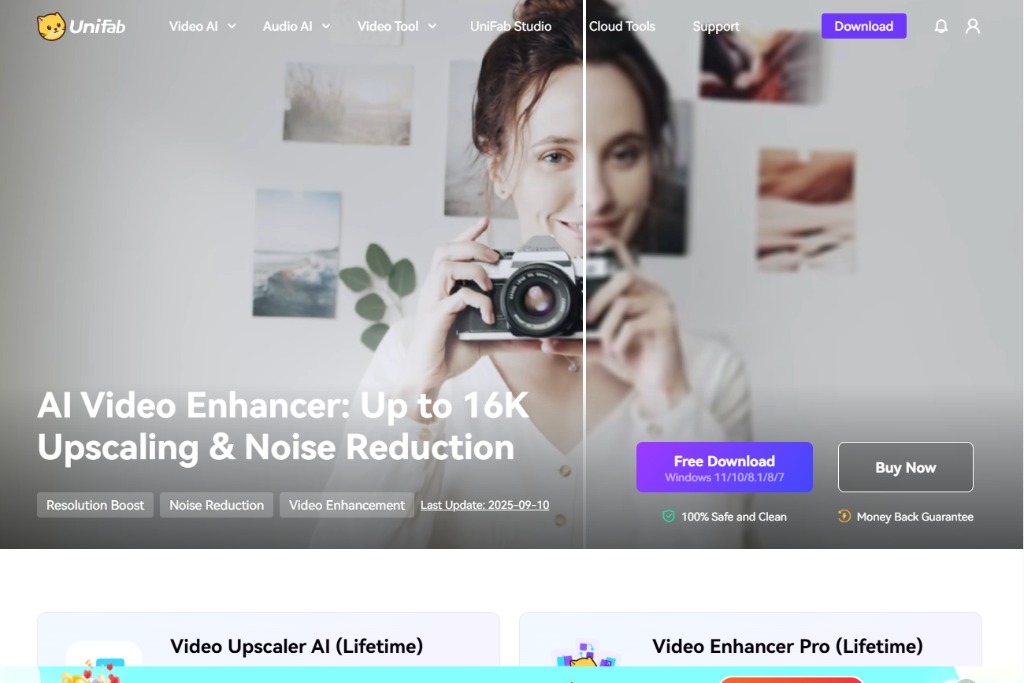 UniFab Video Enhancer AI image