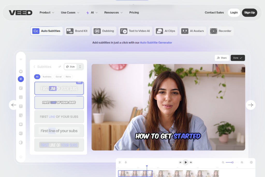 Veed.io AI Video Generator image