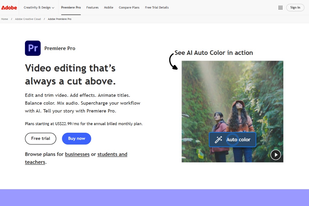 Adobe Premiere Pro (AI Tools) image