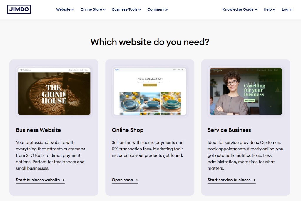 Jimdo AI Website Builder image